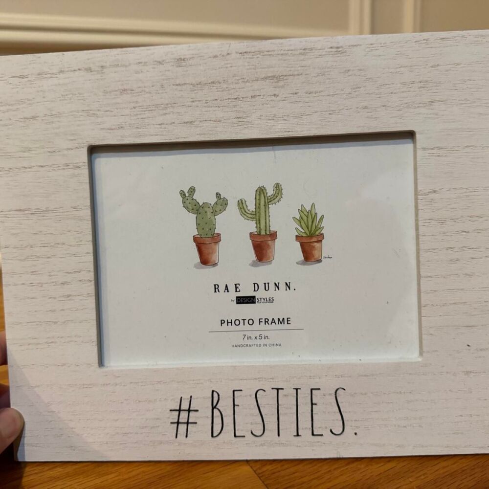 Rae Dunn “#BESTIES” Photo Frame